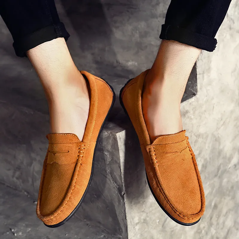 Men's Genuine Leather Casual Loafers | Driving Shoes