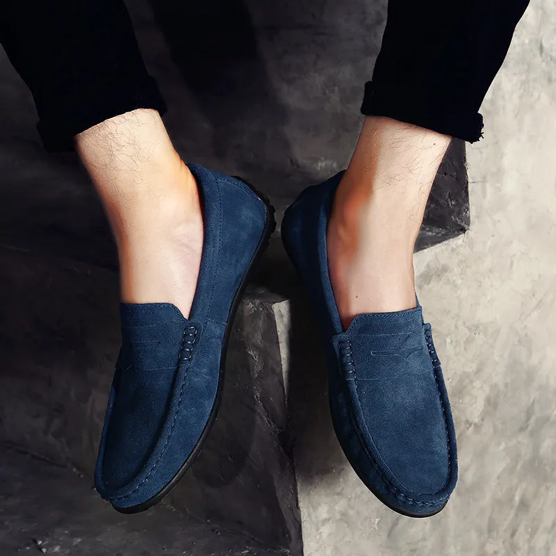 Men's Genuine Leather Casual Loafers | Driving Shoes