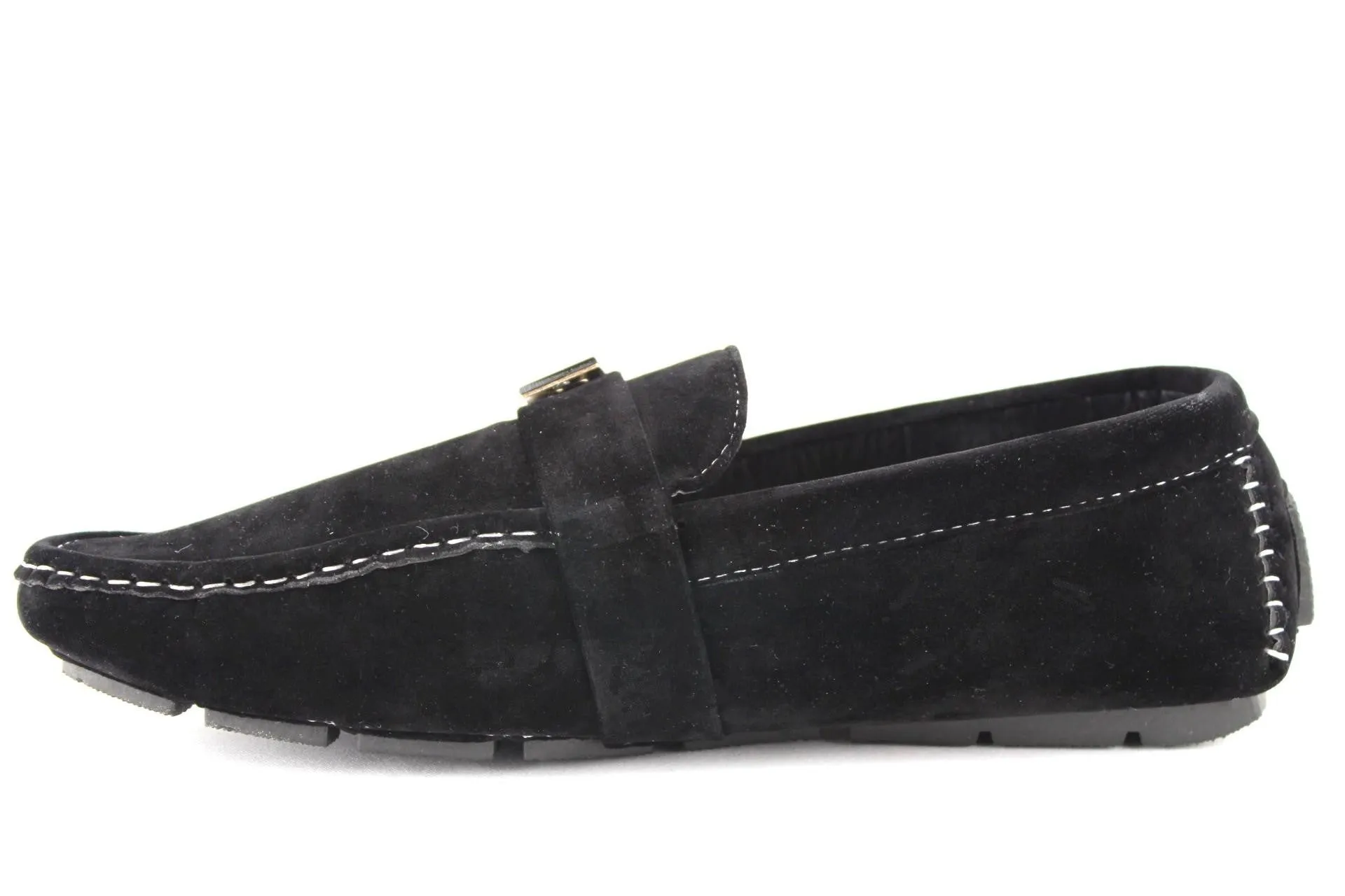 Men's M1040-12 Suedette Moccasin Slip On Loafer Driving Shoes