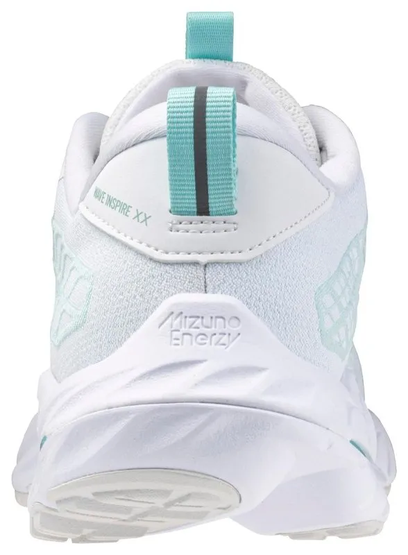 Mizuno Women's Wave Inspire 20 SSW - White/Aquifer