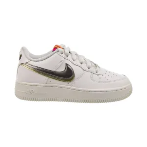 Nike Air Force 1 LV8 (GS) Big Kids' Shoes Off Noir-Summit White-Pink Prime-Metallic Pewter