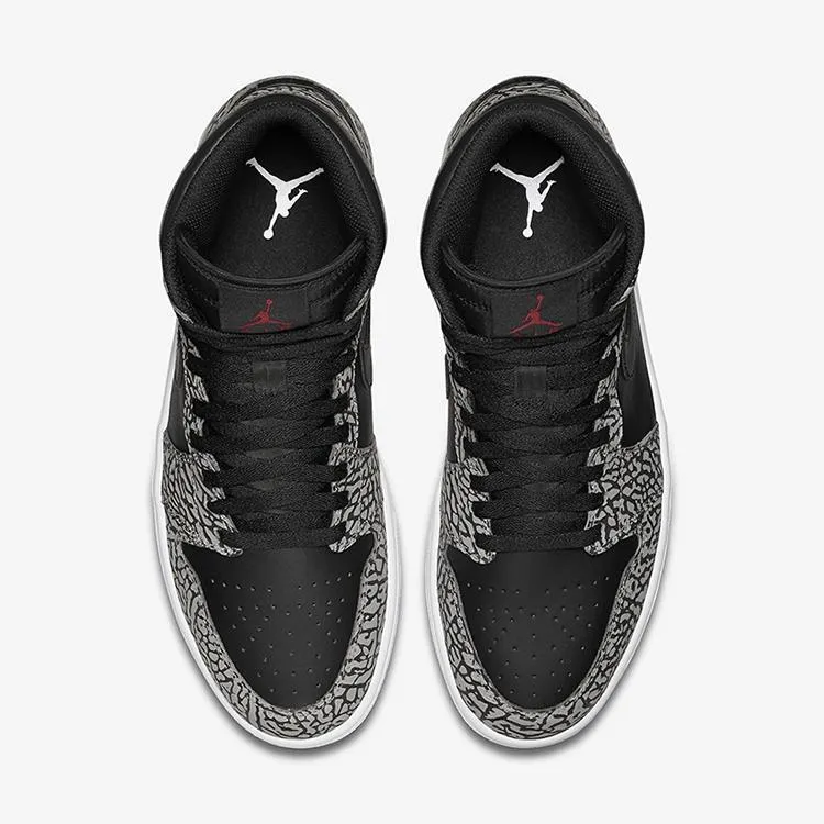 Nike Air Jordan 1 Black Elephant Shoes Basketball Men !!! CYBER MONDAY SALE !!!