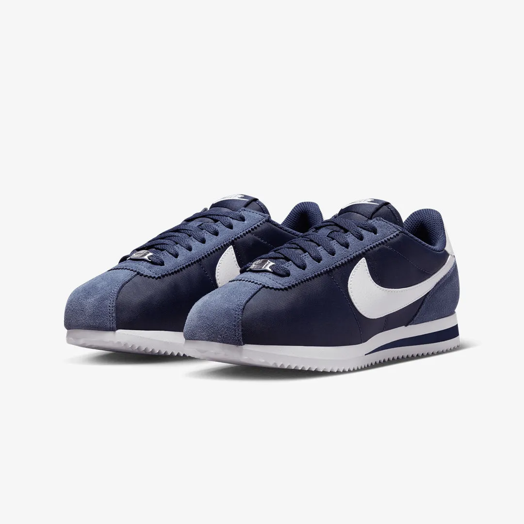 Nike | WMN'S CORTEZ TXT  { MIDNIGHT NAVY/WHITE