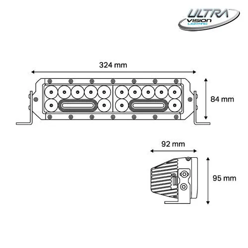 NITRO Maxx 105W 13″ LED Light bar