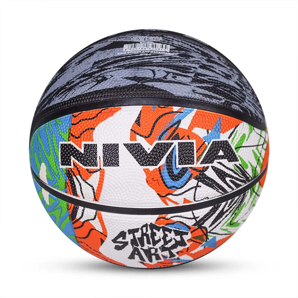 Nivia Street Art Basketball Combo (Shoes, Jersey & Ball)