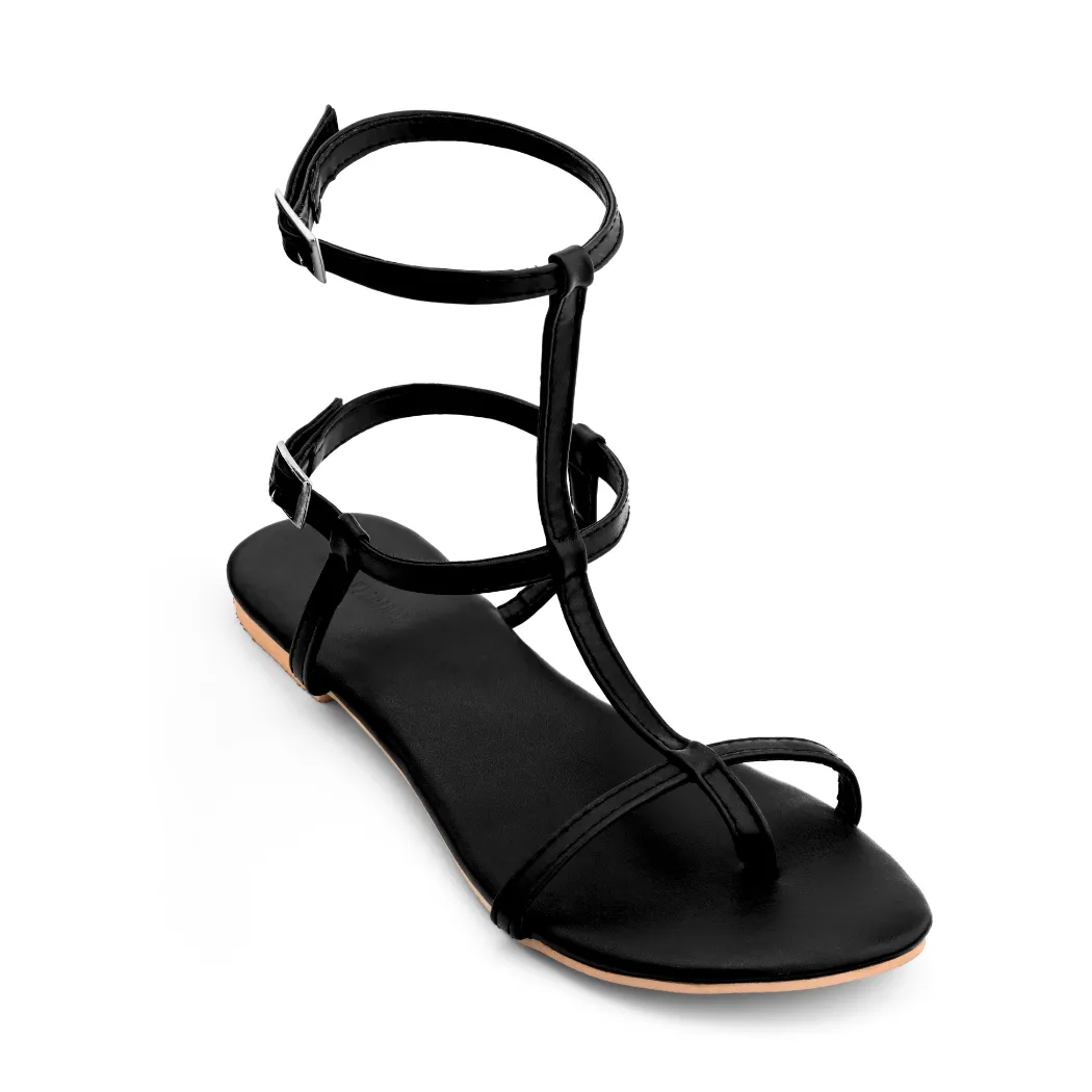 NOCHE BLACK SANDALS