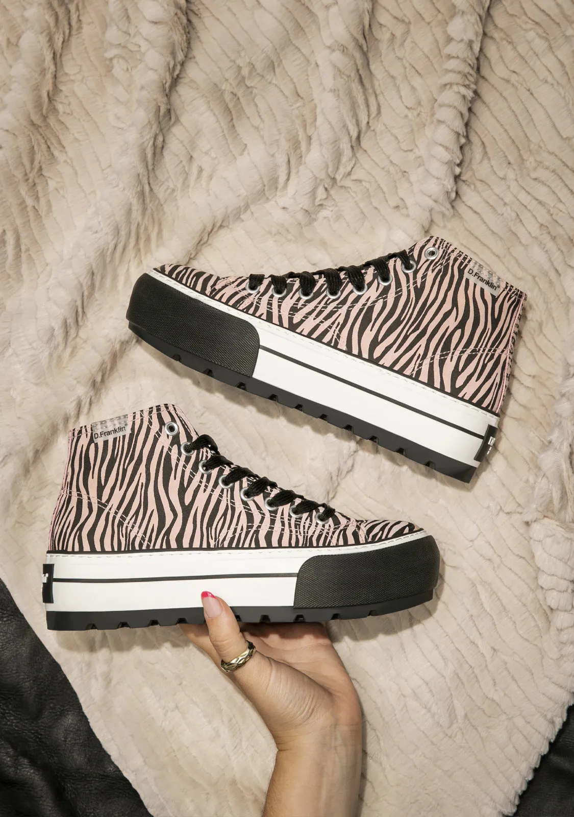 One Way Platform Zebra Pink