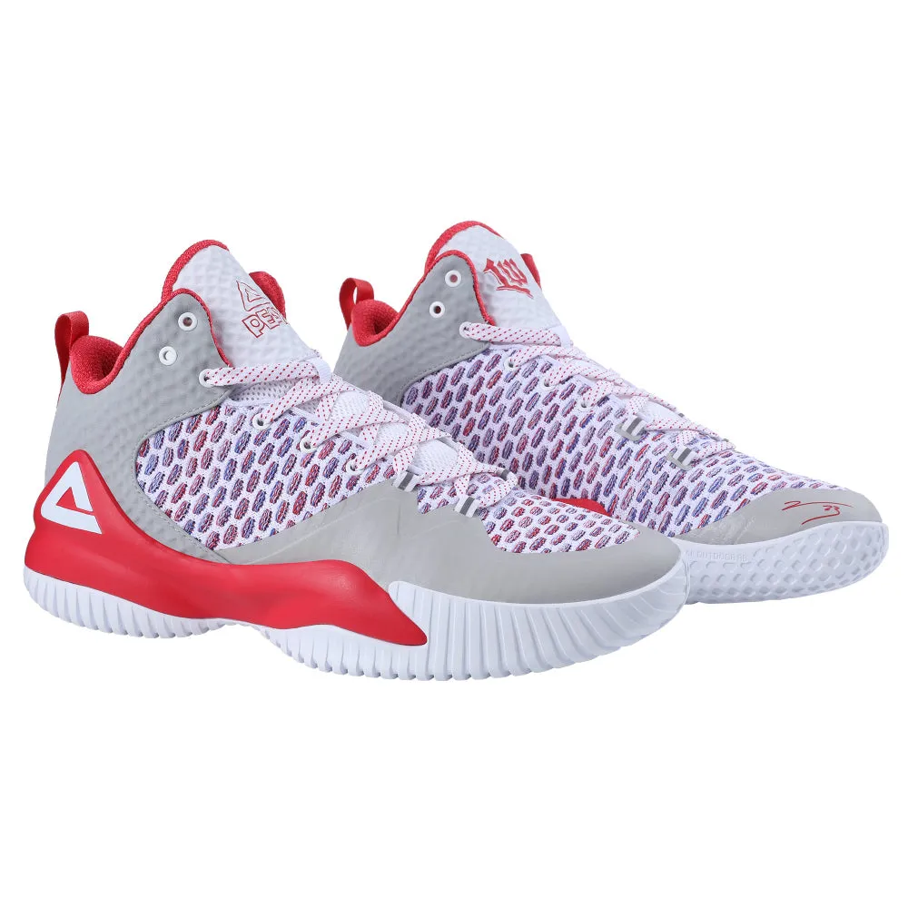 PEAK Basketball Shoes Lou Williams Streetball Master Grey Red