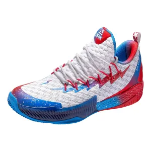 PEAK Lou Williams Basketball Shoes Men Lightning Series Blue Red EW9366A