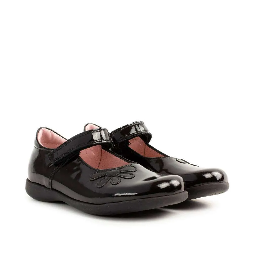 Petasil Bonnie Patent Girl Black