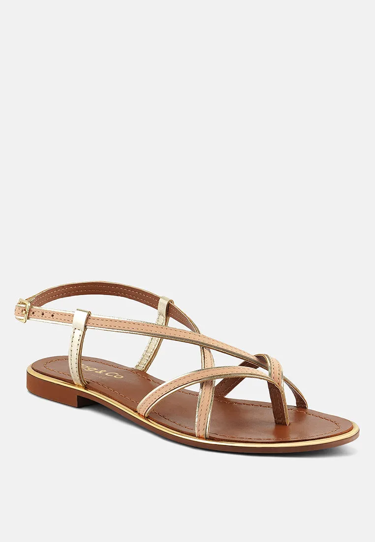 Pheobe Strappy Flat Sandals