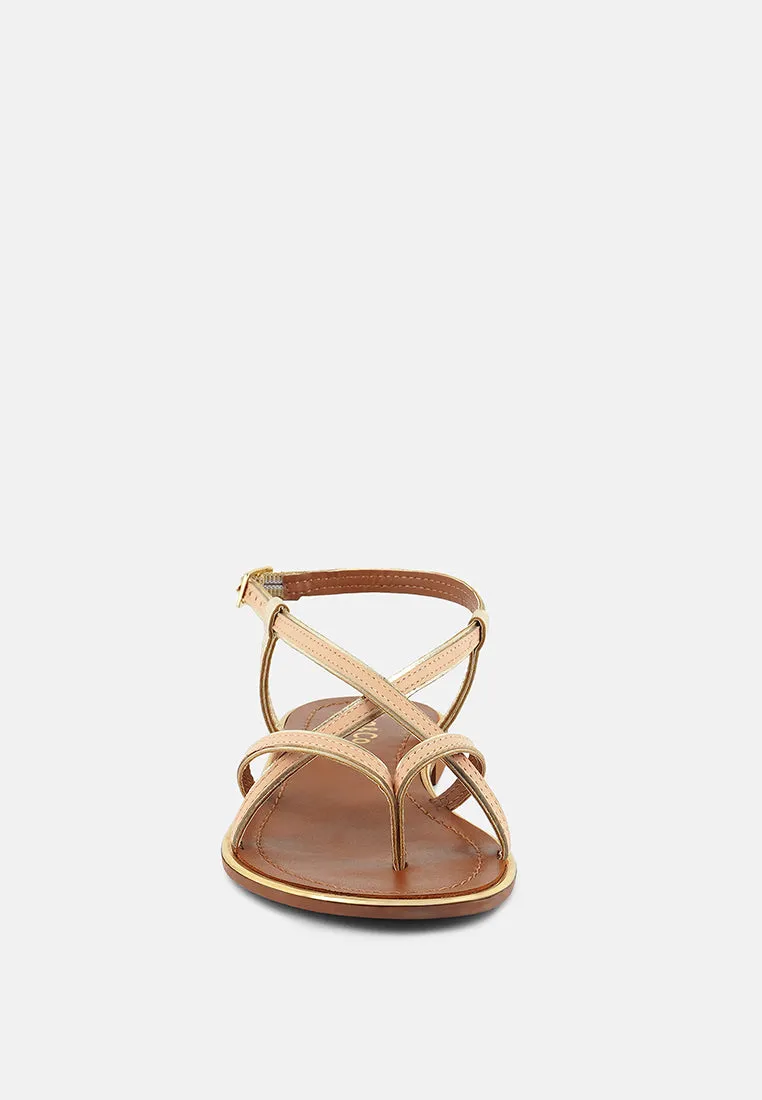 Pheobe Strappy Flat Sandals