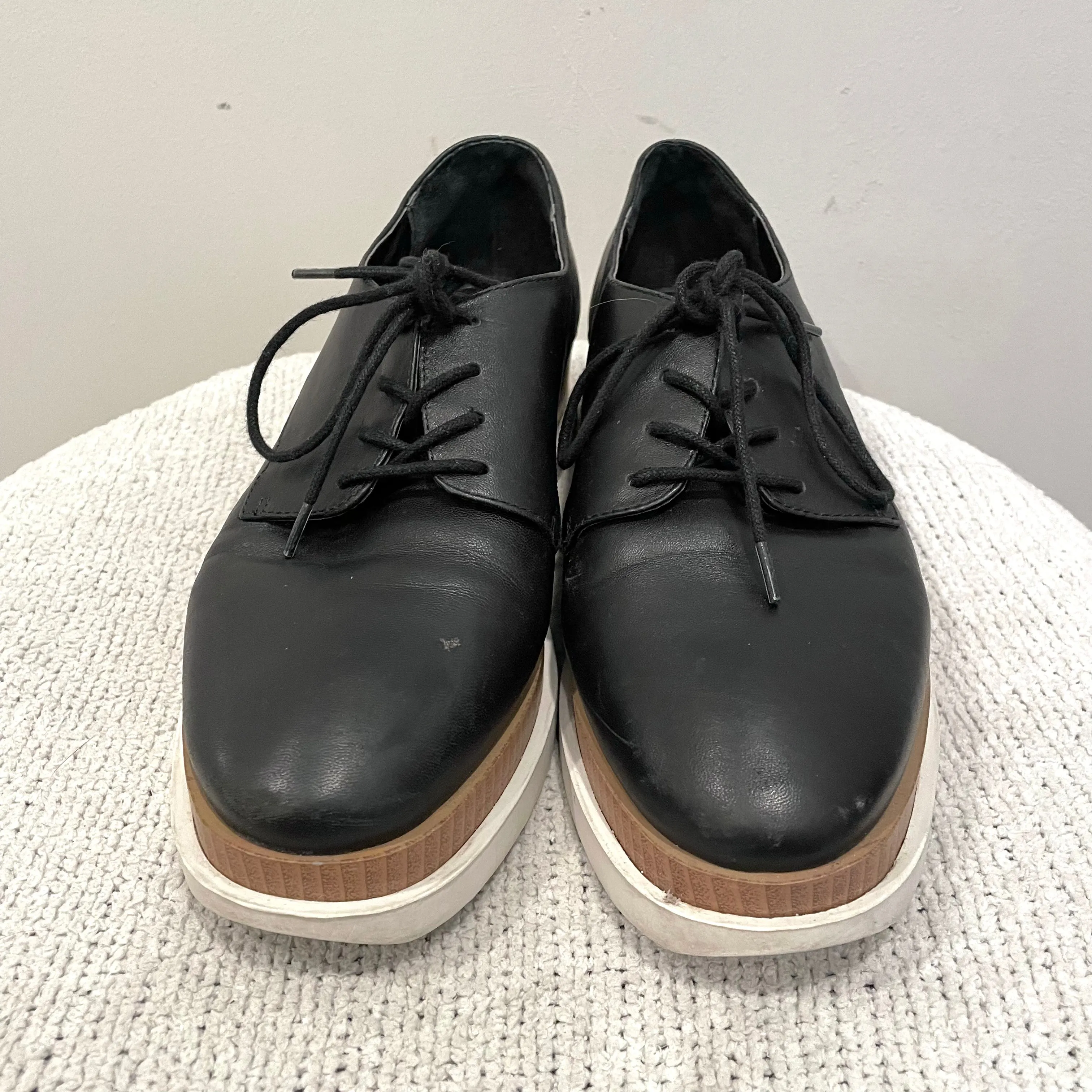 Platform Leather Sneakers