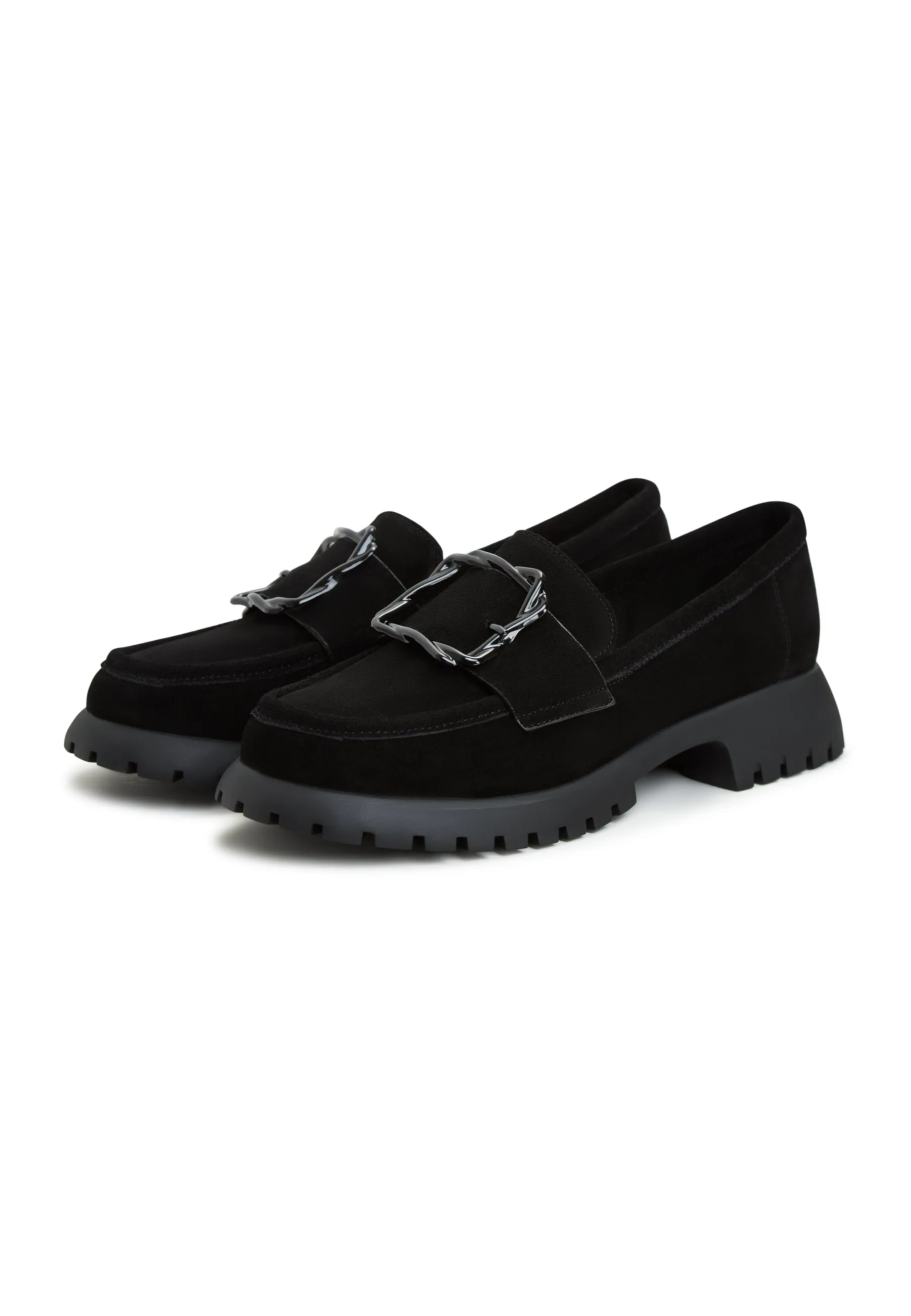 Platform Loafers Jenny - Black