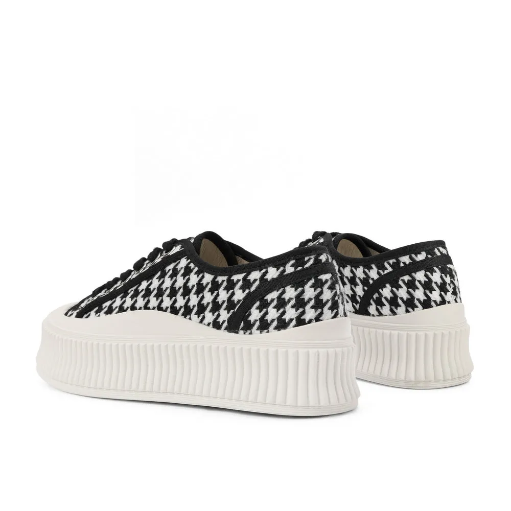 Platform Print Plimsolls