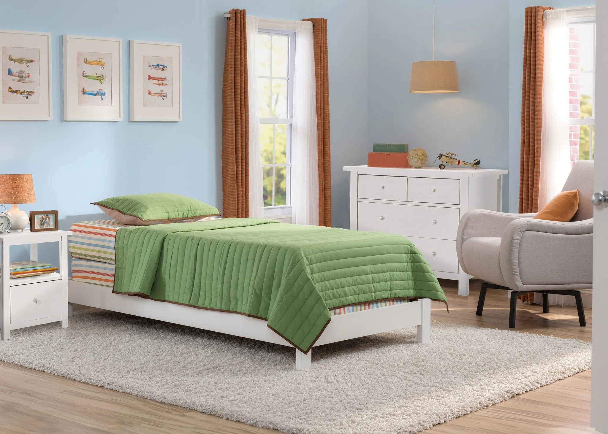 Platform Twin Bed