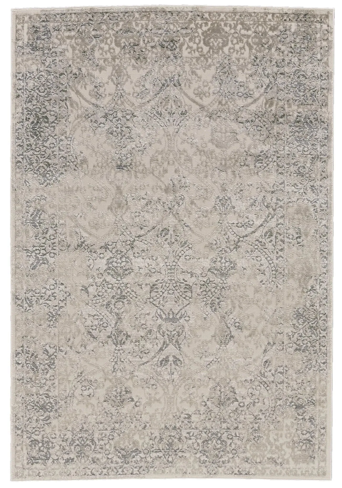 Prasad 6703682F Ivory/Grey Rug