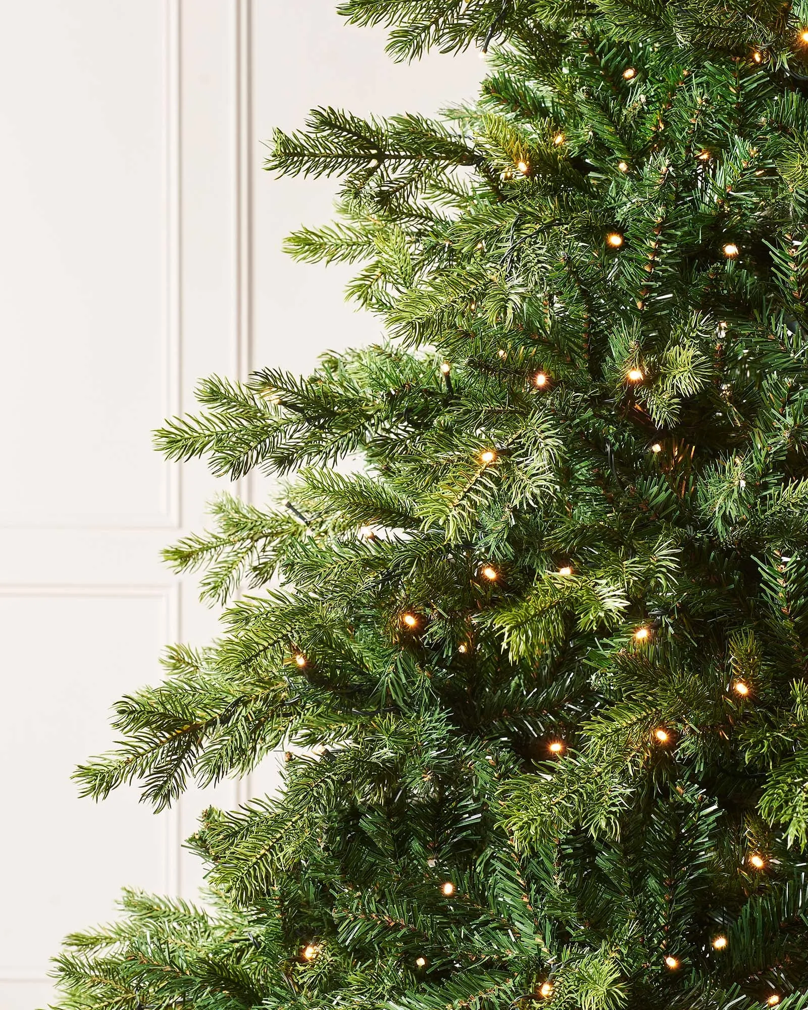 Pre-Lit Balsam Fir Christmas Tree, 6 ft