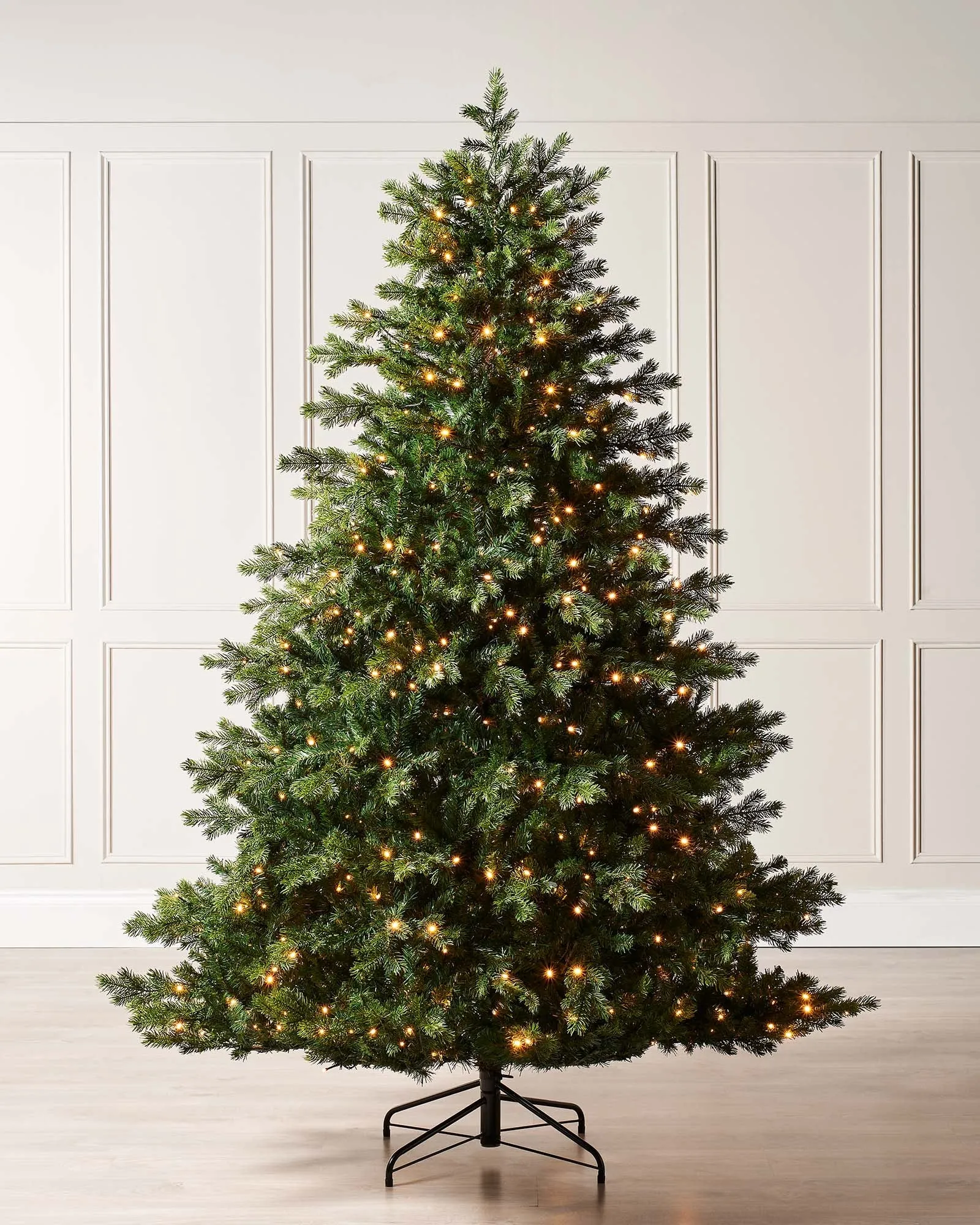 Pre-Lit Balsam Fir Christmas Tree, 6 ft