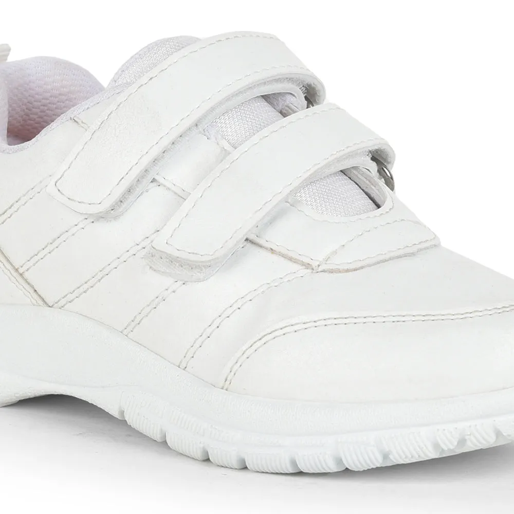 Prefect By Liberty SCHOOLPTMV White School Lacing Shoes