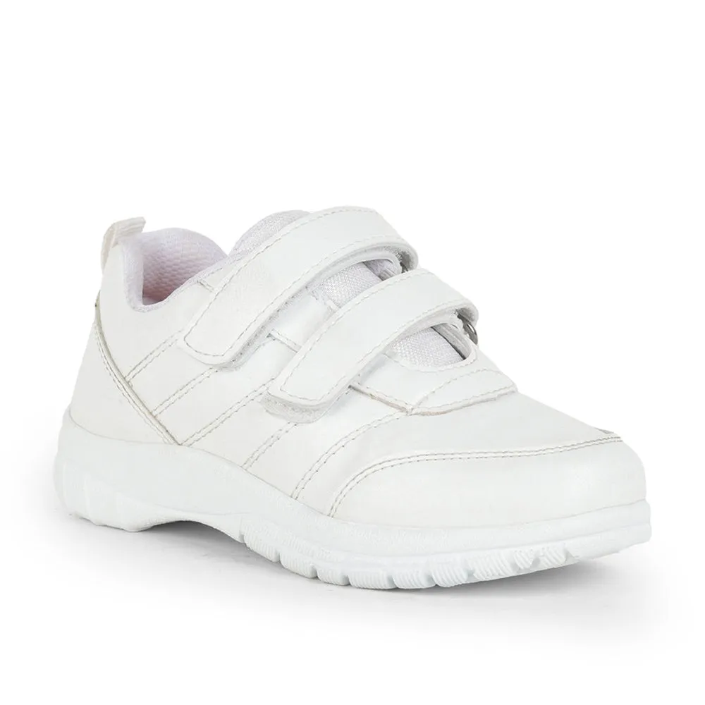 Prefect By Liberty SCHOOLPTMV White School Lacing Shoes