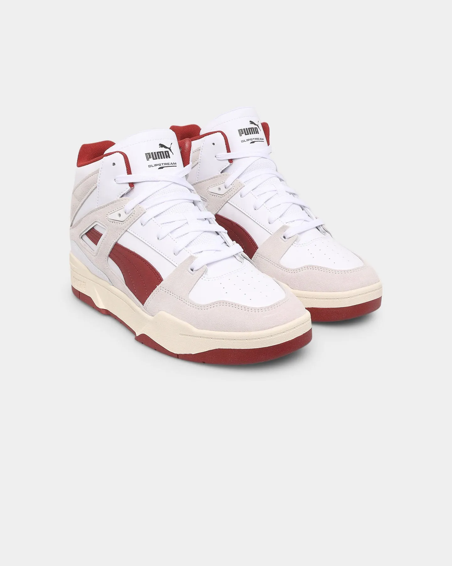 Puma Slipstream Hi Heritage Shoes Puma White-Nimbus Cloud-Intense Red