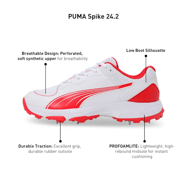 PUMA Spike 24.2 PUMA White-PUMA Red