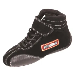 RaceQuip Children's 3.3 Series SFI Euro Carbon-L Racing Shoes Kids - Black