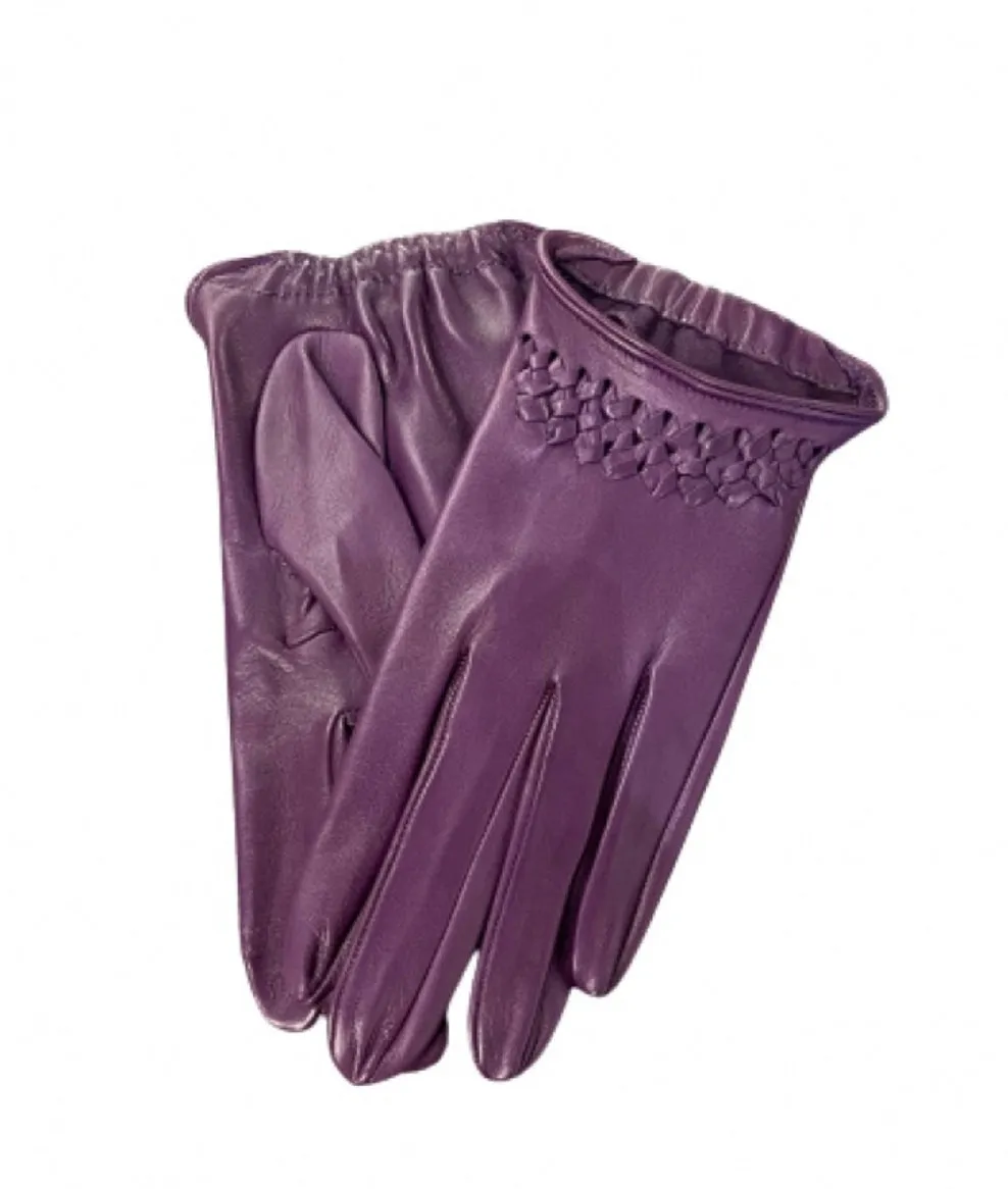 Raphaelle - Women's Unlined Leather Driving Gloves