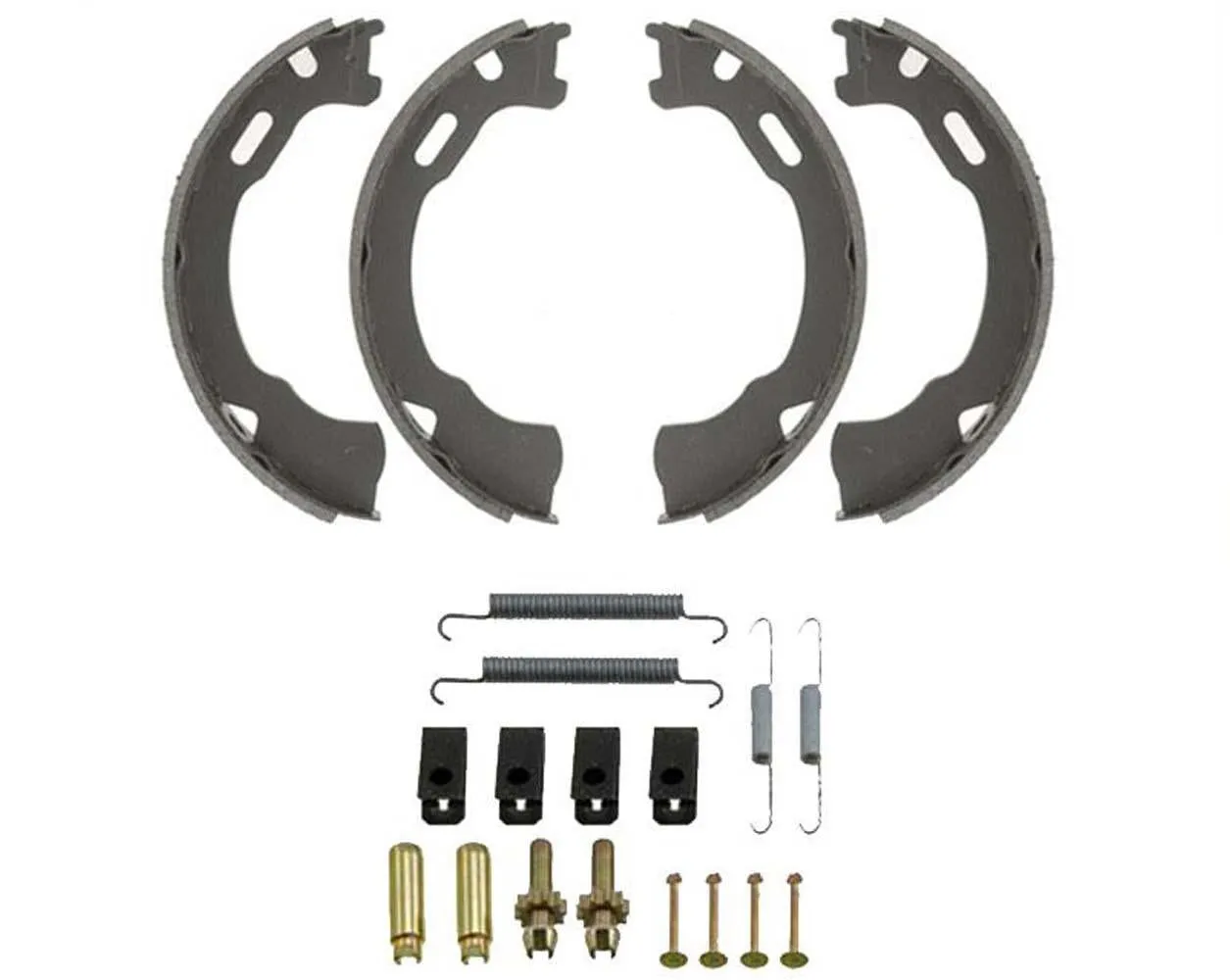 Rear Emergency Parking Brake Shoe Set   Springs for Ford Explorer 2002-2010