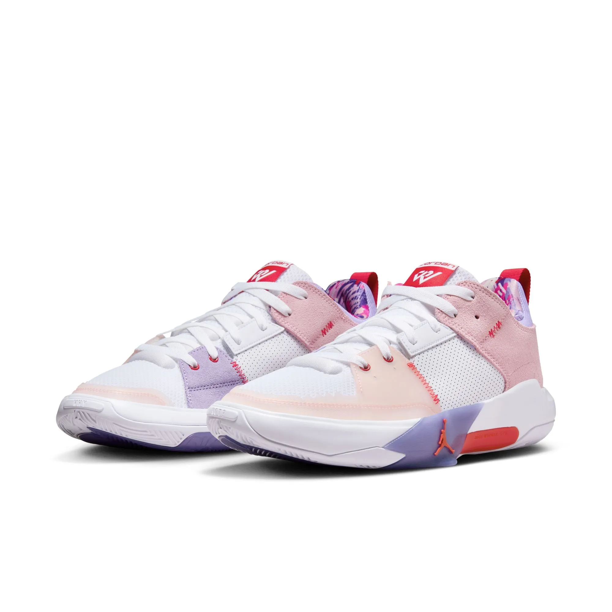 Russell Westbrook Jordan One Take 5 Basketball Shoes 'White/Red/Arctic Punch'