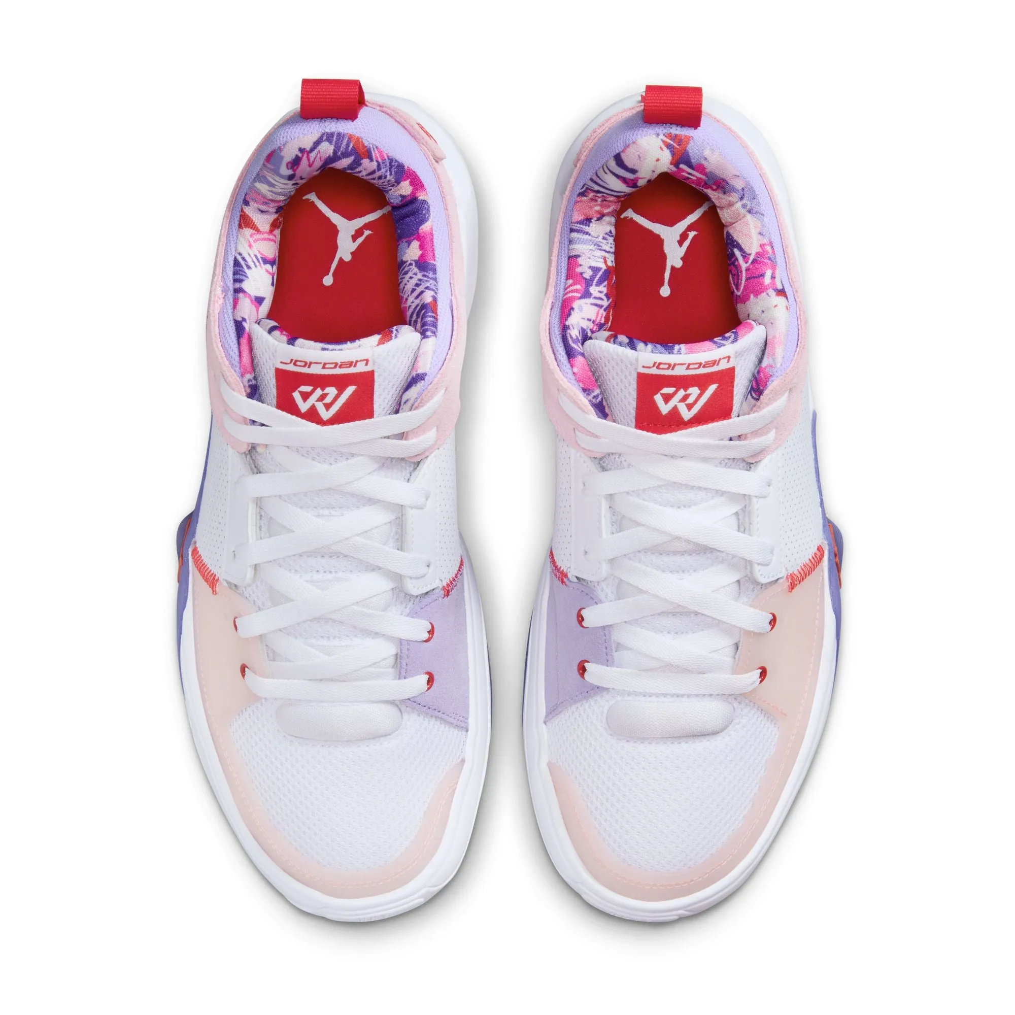 Russell Westbrook Jordan One Take 5 Basketball Shoes 'White/Red/Arctic Punch'