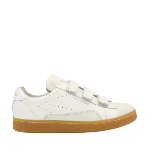 S-Scratch White Polish Chunky Sneakers