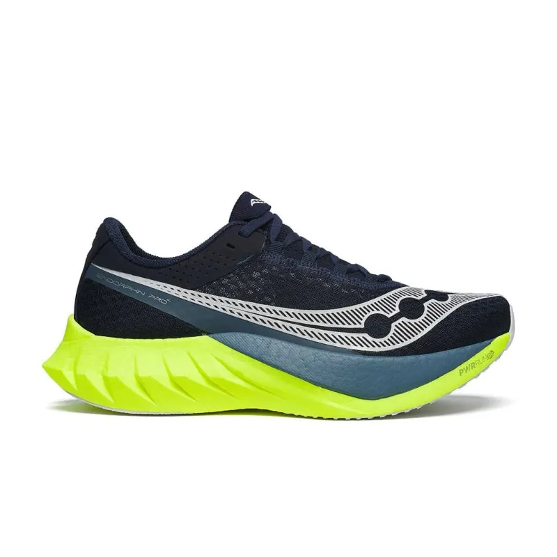 Saucony Men's Endorphin Pro 4 - Navy/Citron