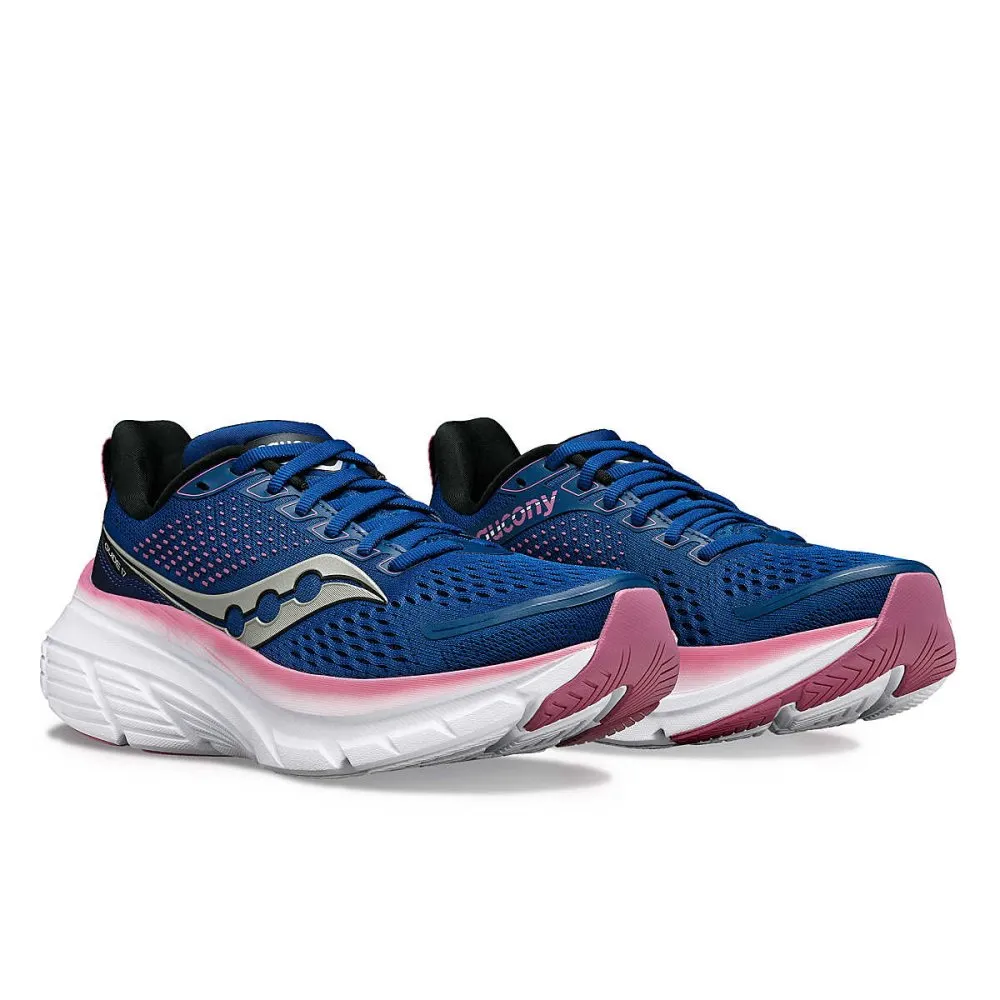 Saucony Women's Guide 17 Extra Wide - Navy/Orchid