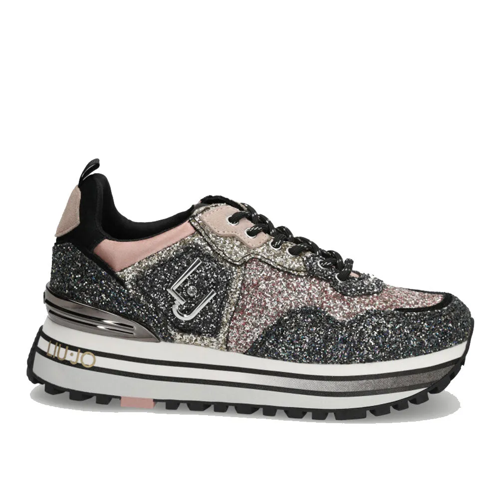 Scarpe Donna LIU JO Sneakers con Glitter Multicolor