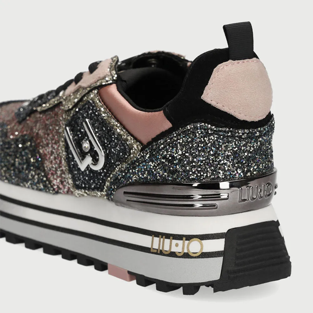 Scarpe Donna LIU JO Sneakers con Glitter Multicolor