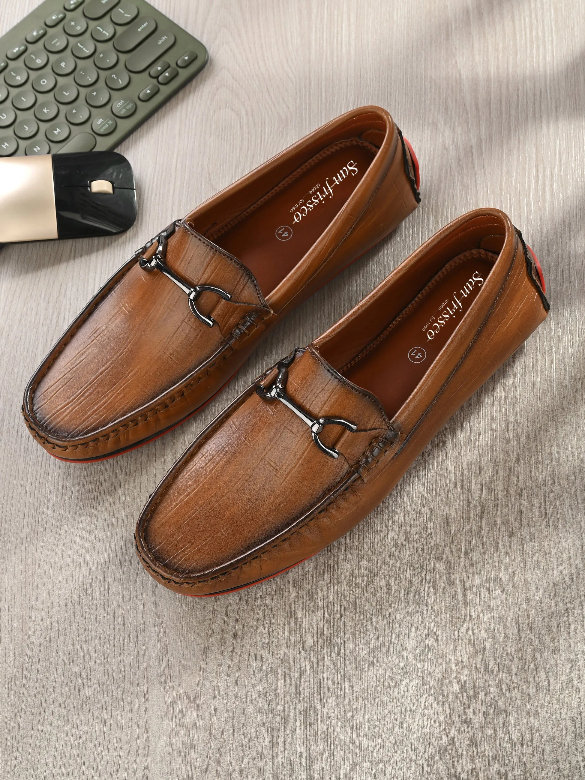 Scorpio Tan Driving Loafers