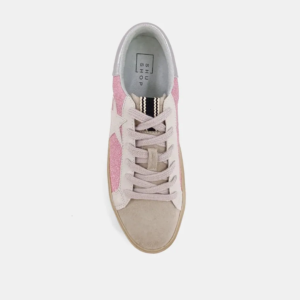 Shu Shop Reba Sneakers (Pink Glitter)