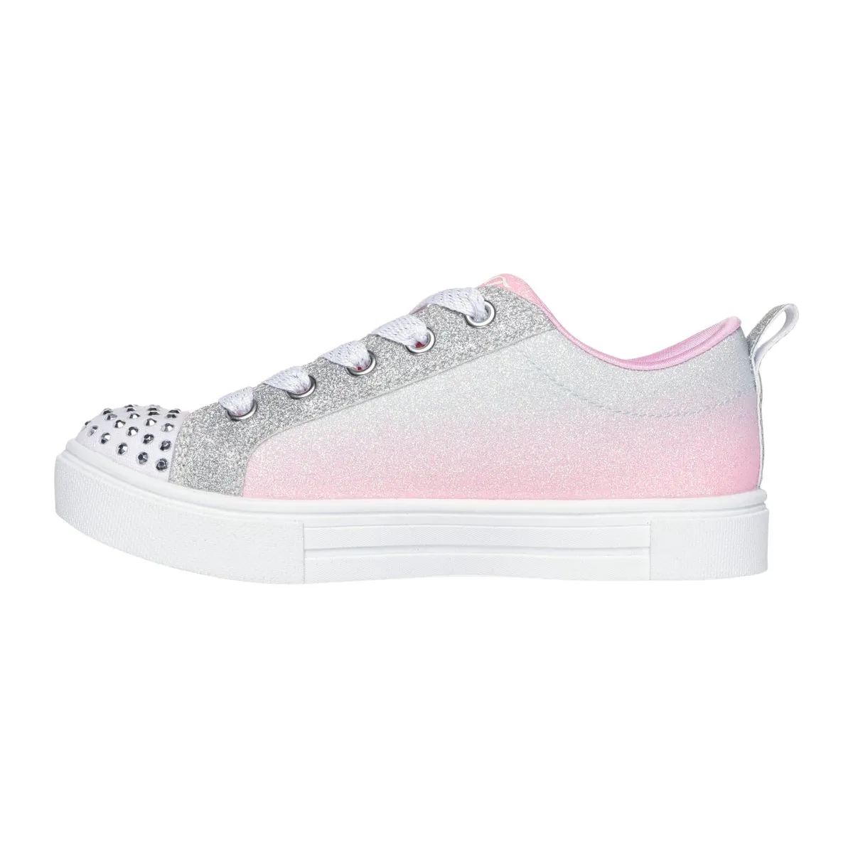 Skechers Girl's (Preschool) 314814LPKSL Twinkle Toes: Twinkle Sparks - Magical Ombre Pink/Silver