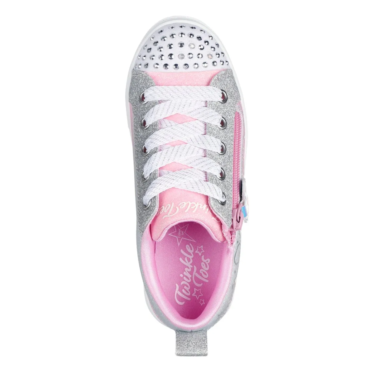 Skechers Girl's (Preschool) 314814LPKSL Twinkle Toes: Twinkle Sparks - Magical Ombre Pink/Silver