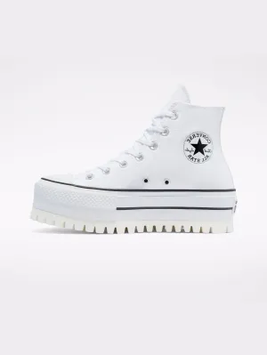 Sneakers con Suola Scanalata Bianco