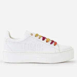 Sneakers Donna 1A Classe Alviero Martini linea Summer Pop in Tessuto Gommato Bianco P032