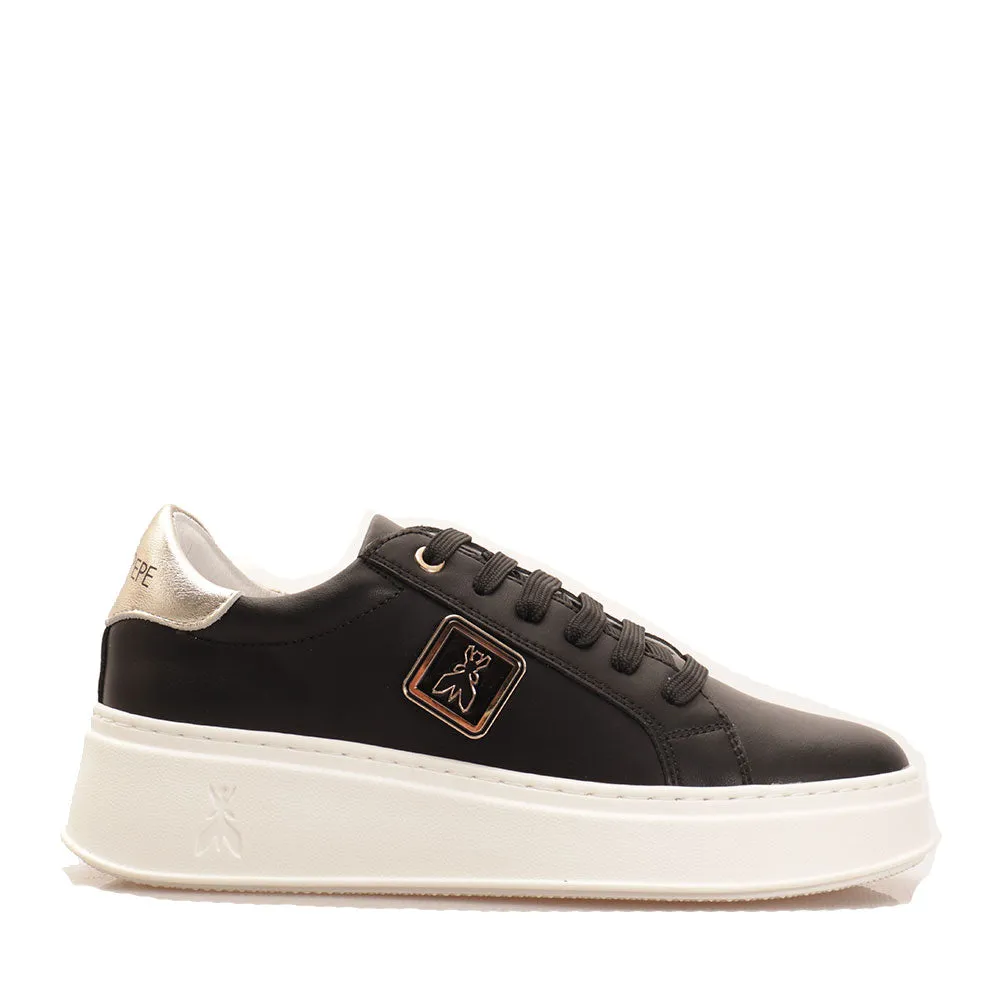 Sneakers PATRIZIA PEPE Girl linea Fly Sneakers in Pelle Nera