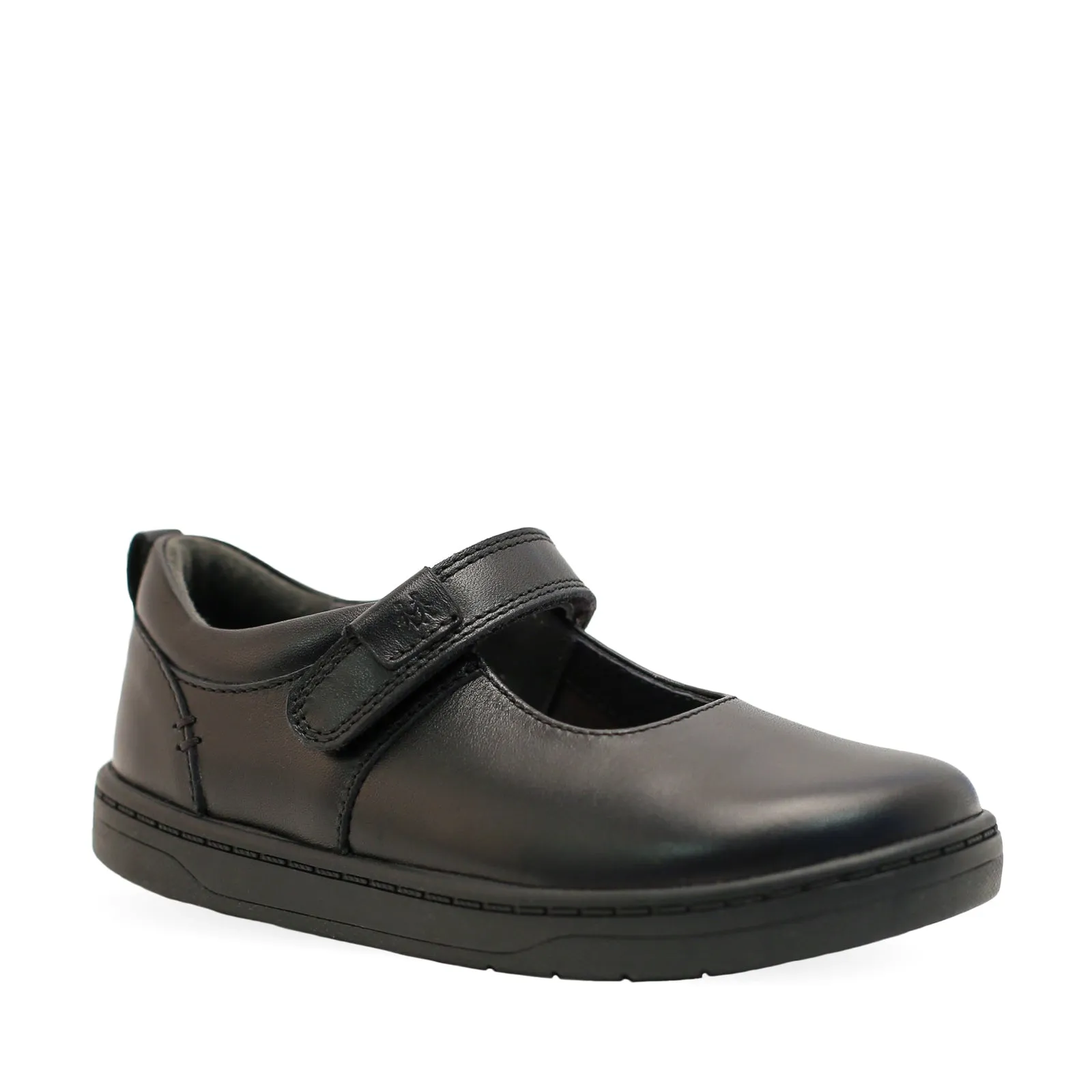 Start Rite Mystery Girls Black School Shoe