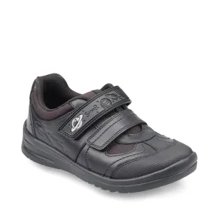 Start Rite Rocket Boys Black School Shoe