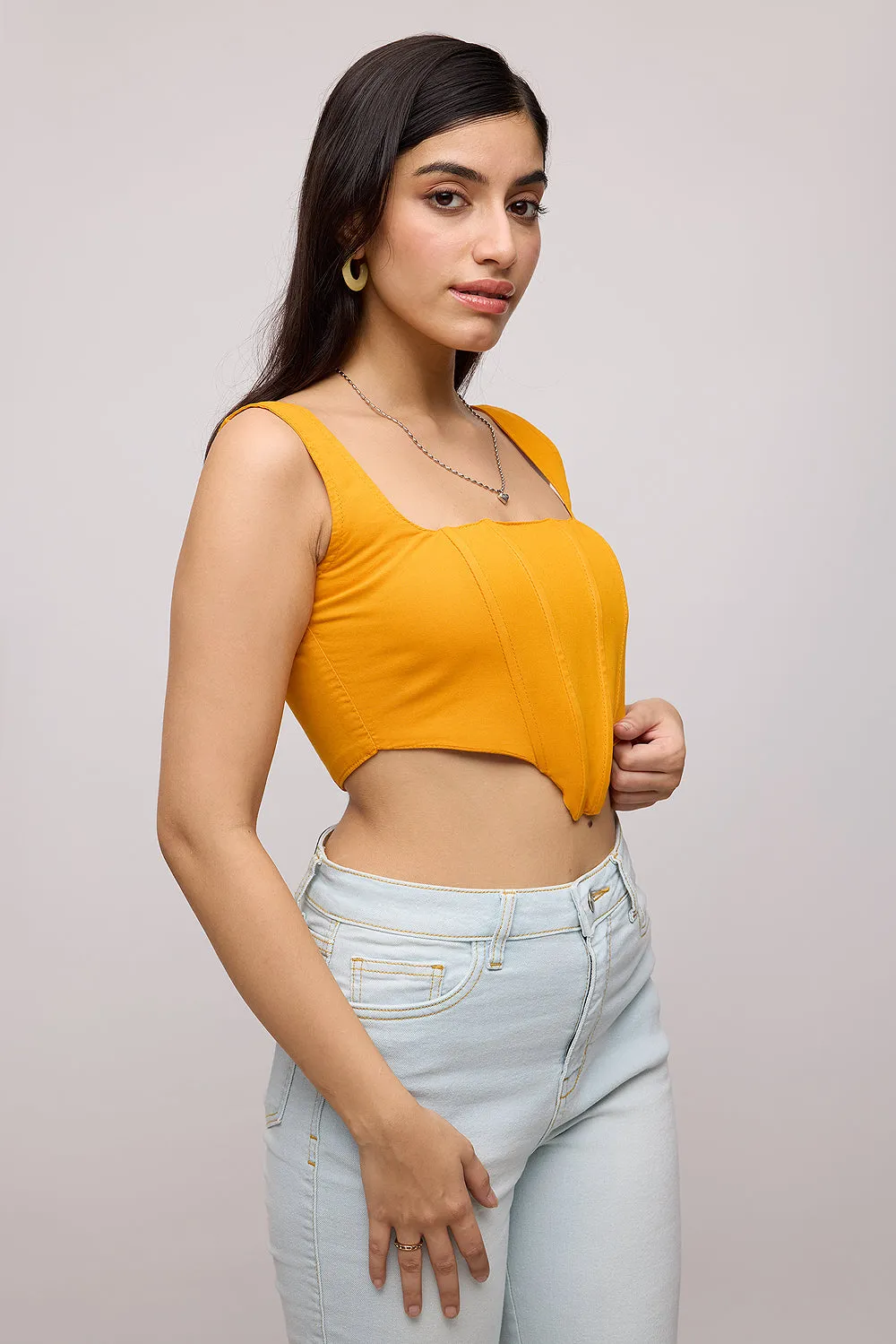 Sunset Spice Corset Top