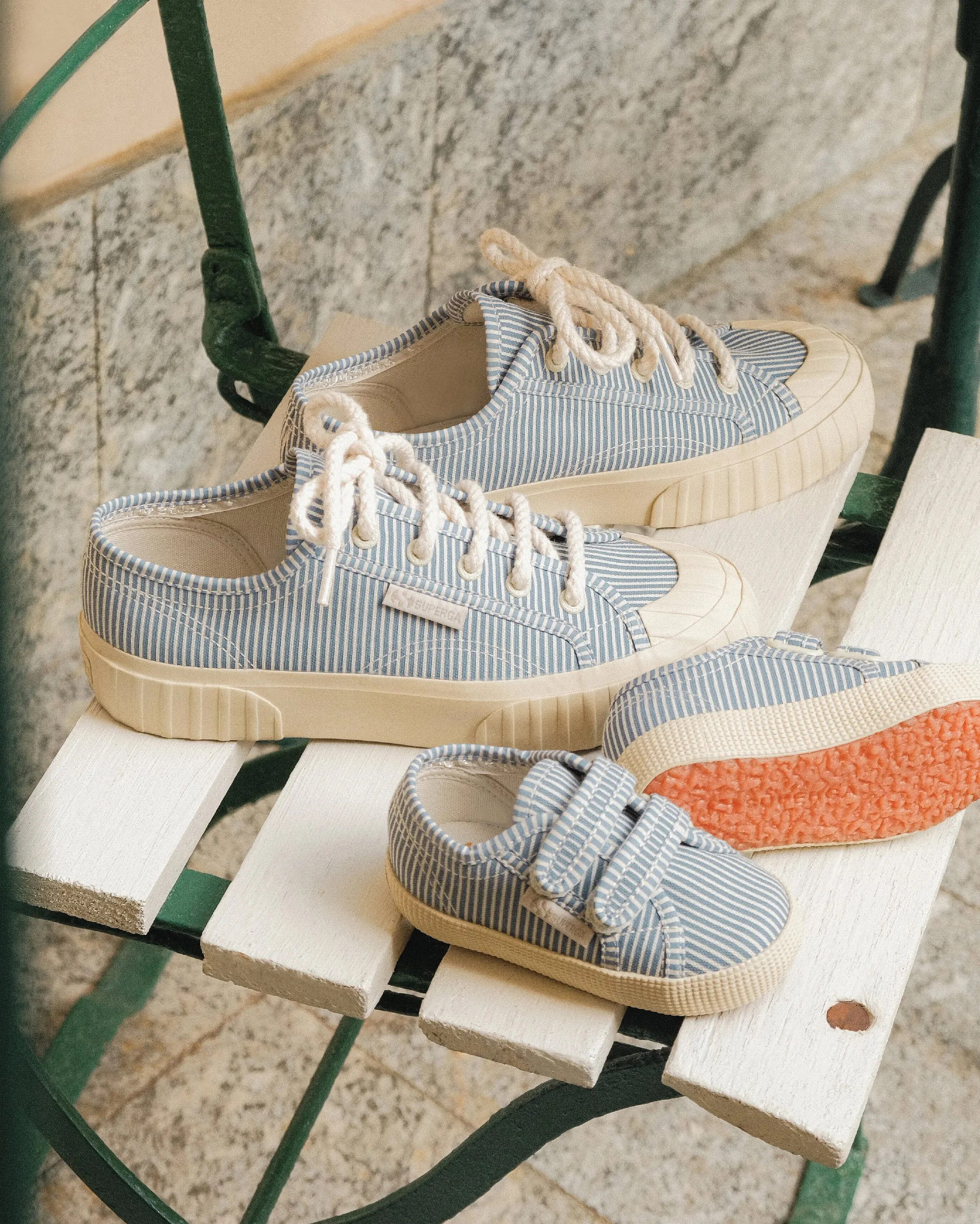 Superga x Drea Chong Junior Cobalt Blue