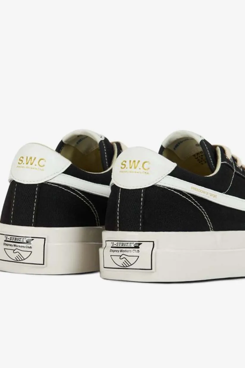 S.W.C. Dellow S-Strike Canvas - Black & White