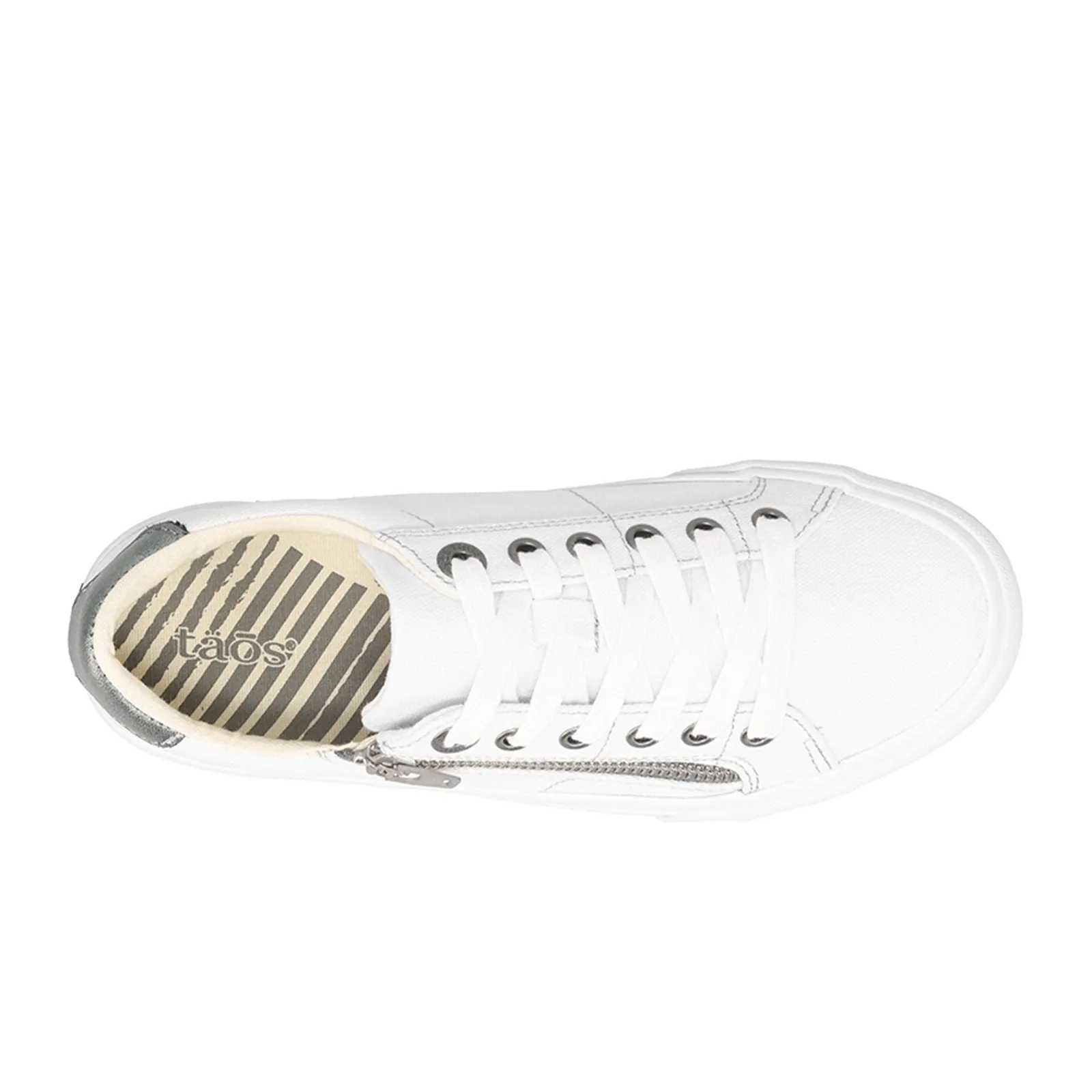 Taos Z Soul Sneaker (Women) - White/Pewter